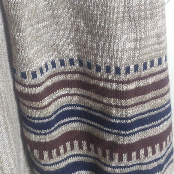 RXB Tan Striped Fringe Cardigan - Picture 5 of 7